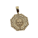 Lion 0.58ct Gold Pendant in 10k SP 11366