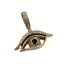 Eye 0.41ct Diamond Pendant in 10k SP 11095