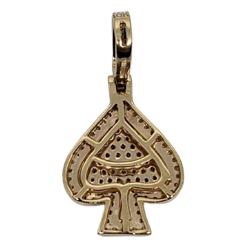 Dunno 1.10ct Gold Pendant in 10k Gold SP 13764