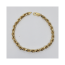 4.8mm Rope Chain Bracelet 10K Yellow Gold Bracelet for Men RCB003