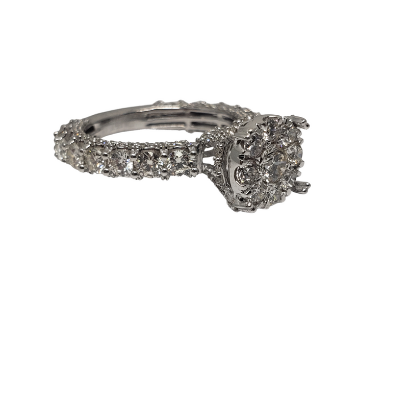 14k 7.00 Ct VS Diamant Bague de fiançailles