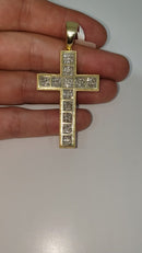 10k 2.52ct Diamond Cross NOUVEAU