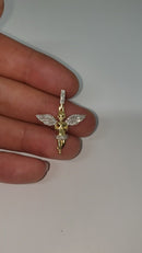 Angel 0.22ct Gold Pendant in 10k