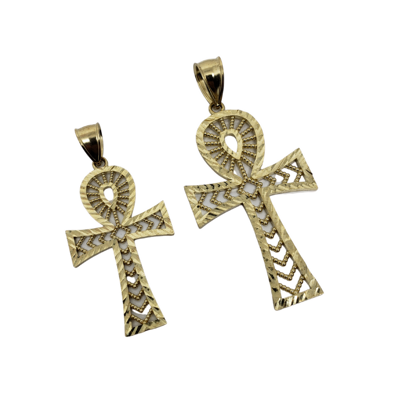 Cross of Life Pendant in 10k Gold CP024