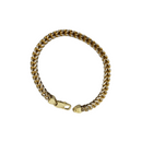 5.1MM Bracelet Franco en or jaune 10k taille diamant FBG-003
