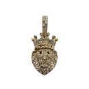 Crown 0.64ct Diamond Pendant in 10k  SP 10874