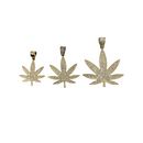 10K Gold Mari Juana Pendant LA172