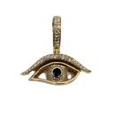 Eye 0.41ct Diamond Pendant in 10k SP 11095