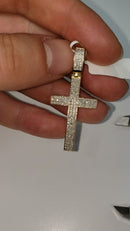 10k 0.60ct Cross Diamonds New