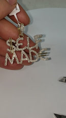10k 1.05ct Self Made Pendant New