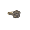 Calla Halo Diamond Ring 10K BUR-525