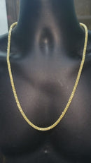 5mm chaîne de glace Or jaune 10k Nouveau