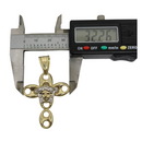Medusa Cross Pendant in 10k Gold CP026