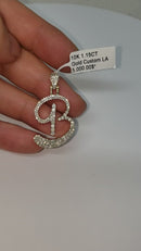 Letter B 1.15ct of Diamonds 10k Gold NEW