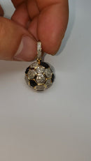 soccer ball 1.01ct Diamonds 10K Gold SP13402