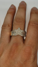 0.60ct diamond Star Ring 10k Gold SR9406f