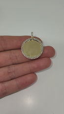 10k 0.78ct SI Diamond Memory Round Pendant