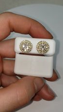 10K 1.00CT Diamond Stud Screw Back Earring DE-044