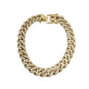 8.90MM 10K Diamond Cut Miami Cuban Link Bracelet MCLD001