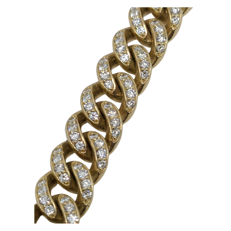 8.90MM 10K Diamond Cut Miami Cuban Link Bracelet MCLD001