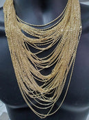 2MM Torsade Coupe Diamants En Or 10 Karat RCD-005