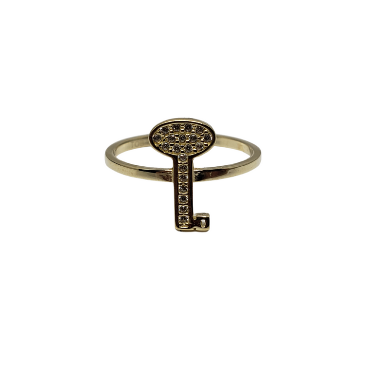 Key ring 10k Gold J-001