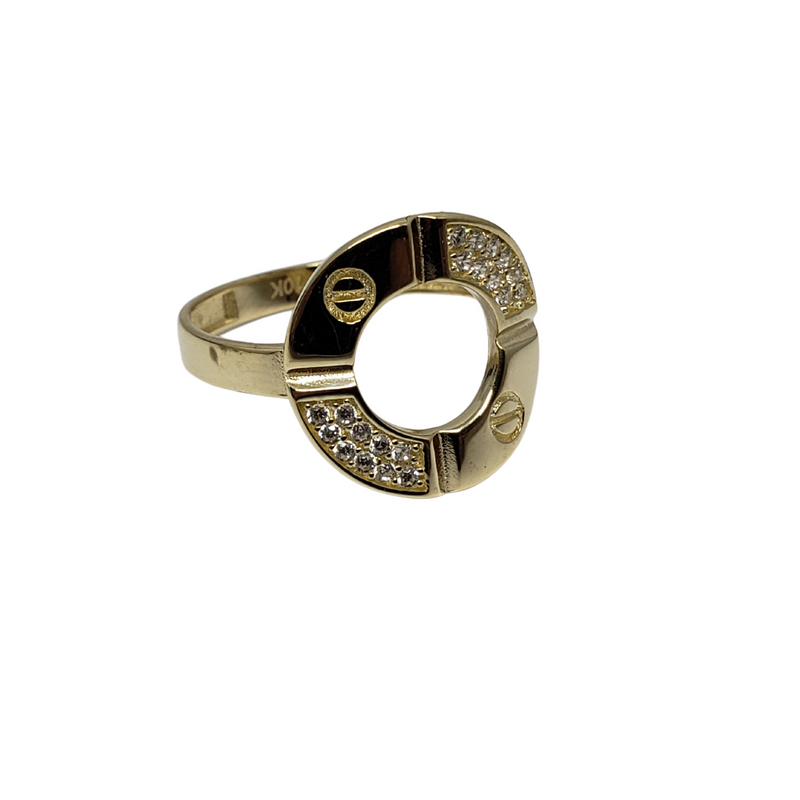 Love ring  10k Gold J-002