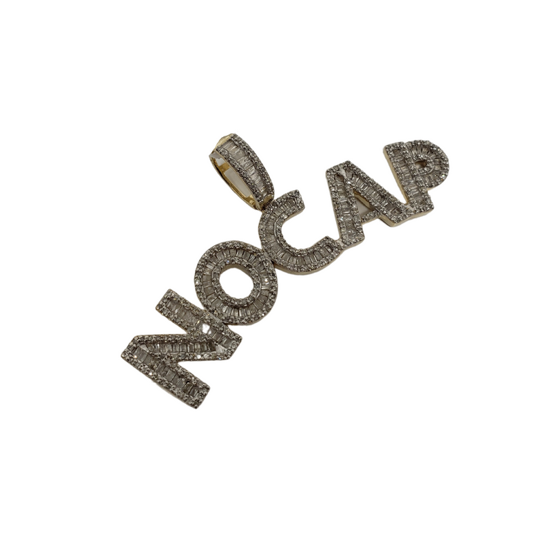 NOCAP Custom Pendant 1.86ct of Diamonds 10k Gold