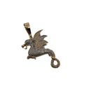 Dragon 0.68ct of diamonds 10k Gold