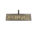 Certified Pendant 0.96ct of Diamonds 10k Gold NEW