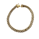 7mm 10k  Miami Cuban Link Coupe Diamond Cut NEW