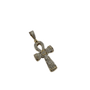 10k 0.85ct Diamonds Cross of life New