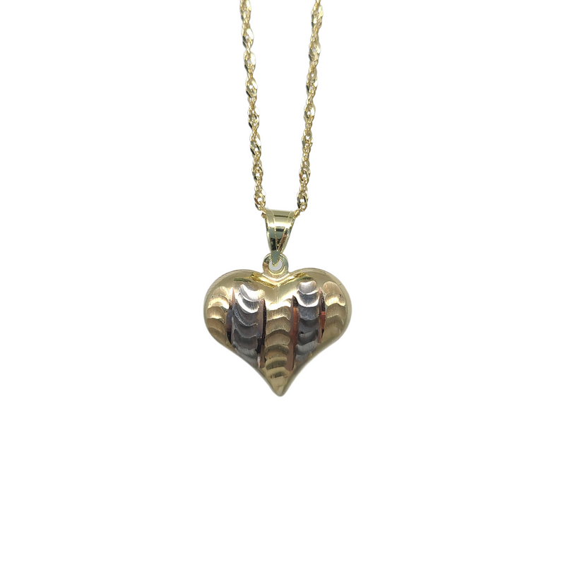 Heart Necklace in 10k Gold