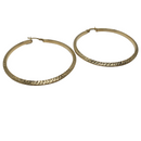 10k Jaune Or Huggies Boucle d'oreille BD-0025