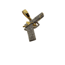 9mm 0.45t Diamonds 10K Gold SP12801