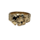 Bague nugget en or 10k model 2020 ebc-002