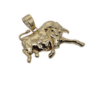 10k Bull Pendant NEW