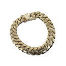 14mm 10k  Solid Miami Cuban Link