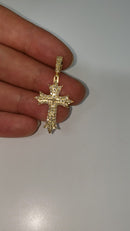 10k 0.83ct SI Diamond Cross