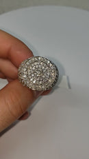 Bague Cyclone 10k 4.00ct de Diamants NOUVEAU