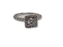 Bague de fiancaille Ariana 0.90CT de diamants en or blanc 14K - orquebec