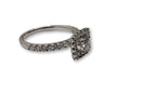 Bague de fiancaille Ariana 0.90CT de diamants en or blanc 14K - orquebec