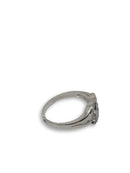 Bague de fiancaille Gabrielle 0.14ct de diamants SI en or blanc 18k - orquebec