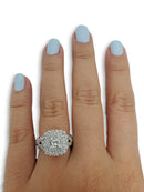 Bague de fiancaille Jen 1.50ct de diamants en or blanc 14k - orquebec