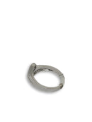 Bague de fiancaille Lisa 0.15ct de diamants SI en or blanc 18k - orquebec