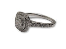 Bague Fiancaille Hailey 1.00ct diamants  en or blanc 14k - orquebec