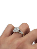 Bague fiançailles Lora  1.00ct de diamants en or jaune 10K