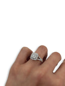 Bague fiançailles Lora  1.00ct de diamants en or jaune 10K