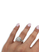 Bague fiançailles Lora  1.00ct de diamants en or jaune 10K