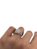 Bague fiançailles Lora  1.00ct de diamants en or jaune 10K